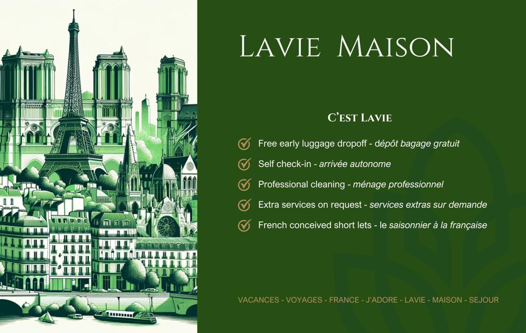 Lavie Maison - Comfortable Studio Near The Marais Paříž Exteriér fotografie